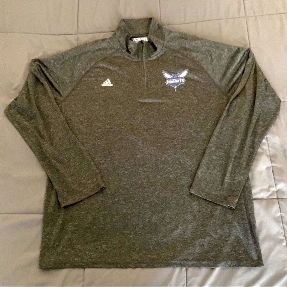 Charlotte Hornets Quarter Zip Pullover Shirt - Picture 1 of 5
